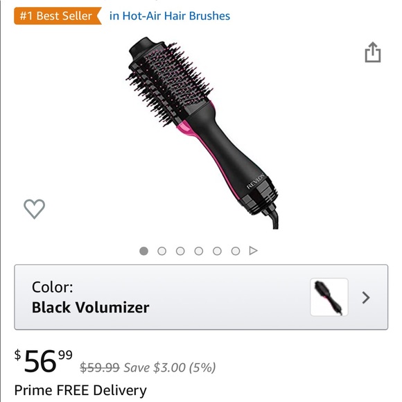 One-Step Hair Dryer And Volumizer Hot Air Brush - Picture 4 of 4